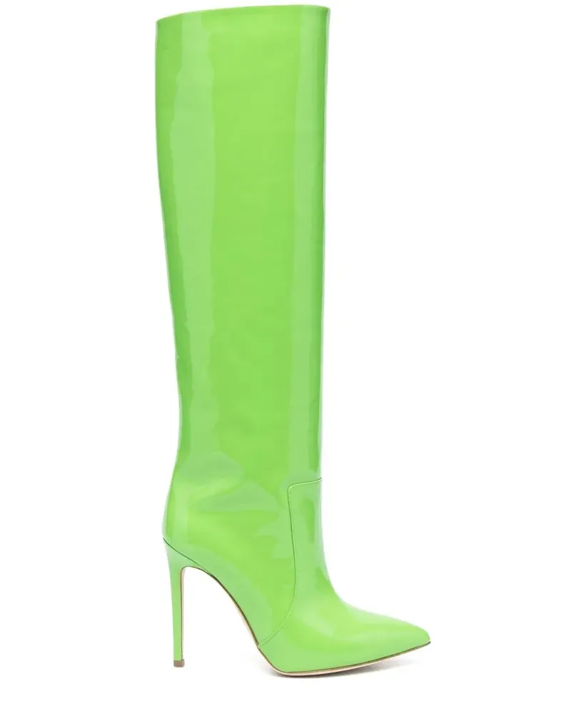 Paris Texas Stiletto-Stiefel 110mm - Grün Grün