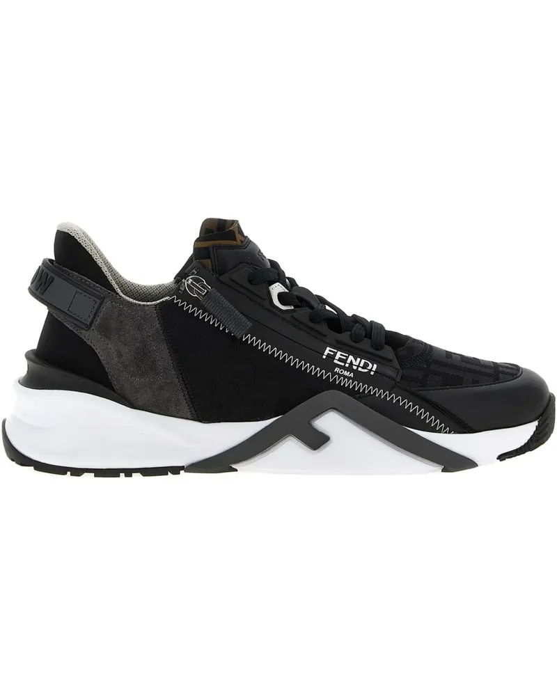 Fendi Flow FF Jacquard-Sneakers - Schwarz Schwarz