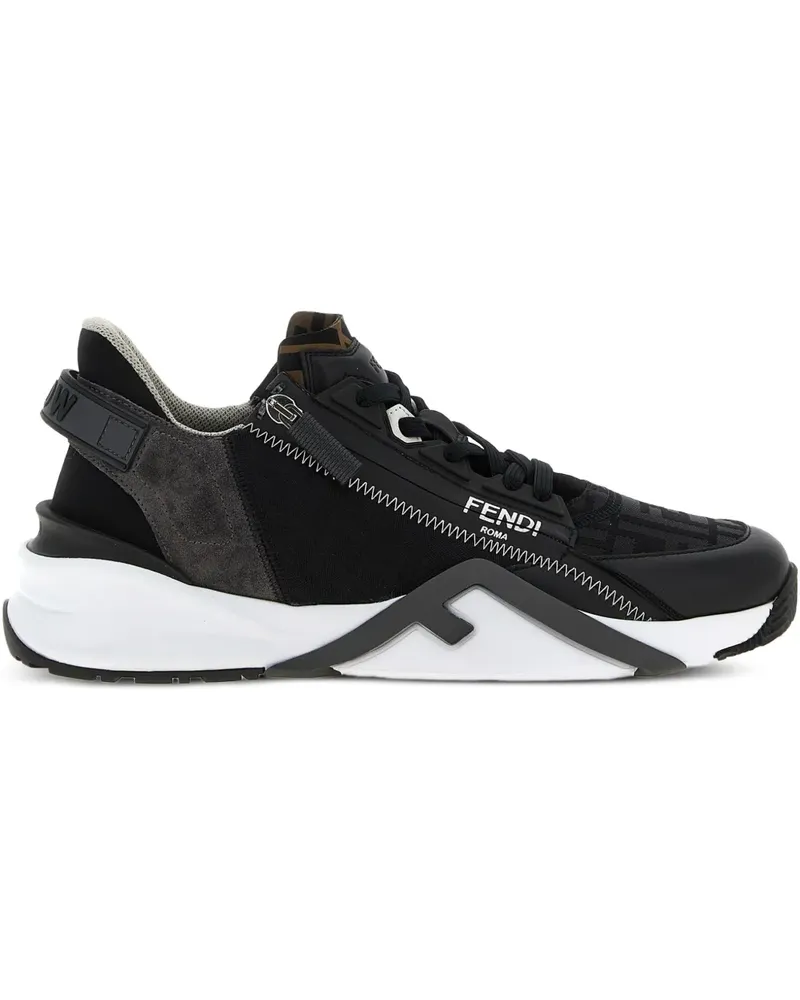 Fendi Flow FF Jacquard-Sneakers - Schwarz Schwarz