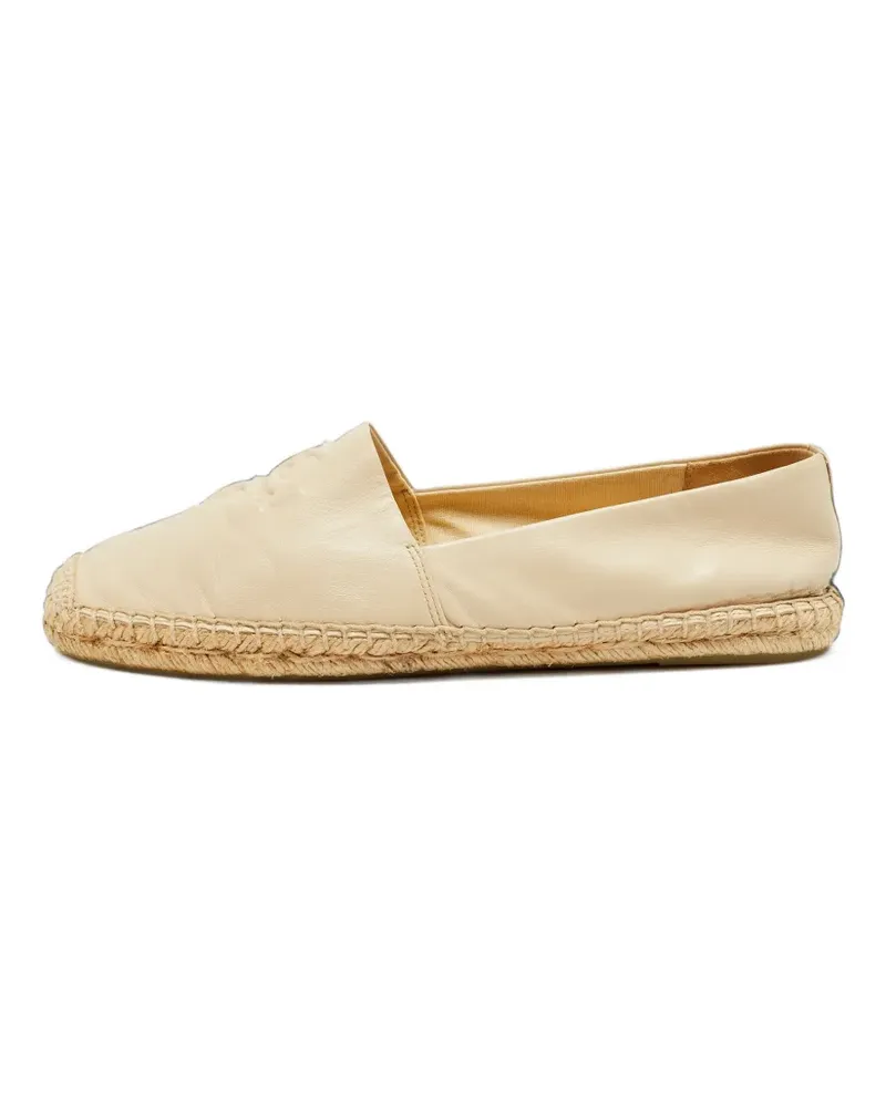 Tory Burch Double T logo espadrilles - Nude Nude