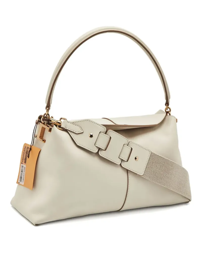 TOD'S 2020s Ledertasche mit Klappe - Nude Nude