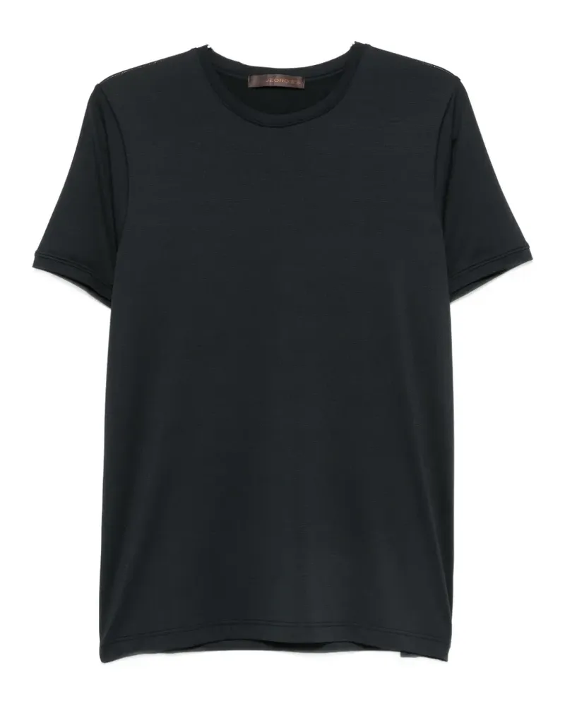 Jeordie's crew-neck short-sleeve T-shirt - Schwarz Schwarz