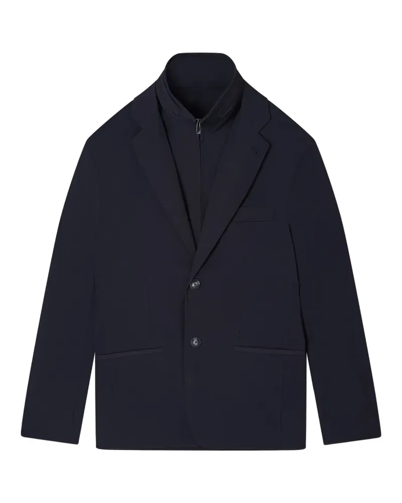Emporio Armani Sakko mit Reißverschlussdetail - Blau Blau