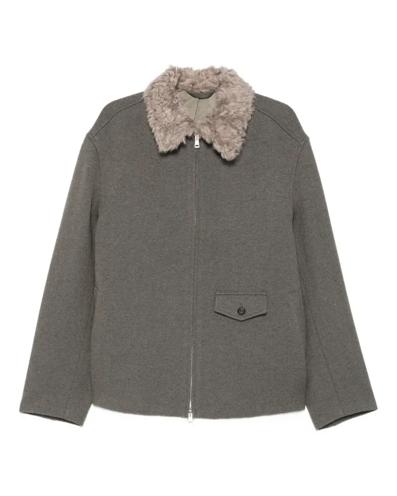 Our Legacy Jacke aus Faux Fur - Grau Grau