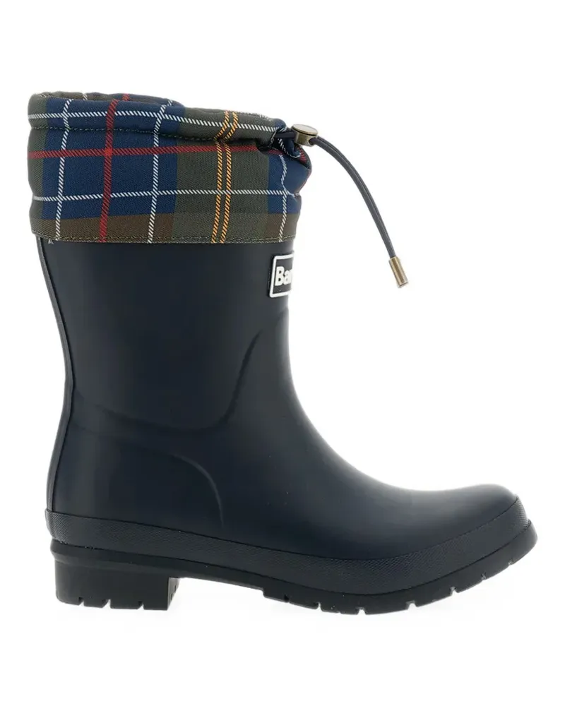 Barbour Mowbray Stiefel mit Schottenkaro - Blau Blau