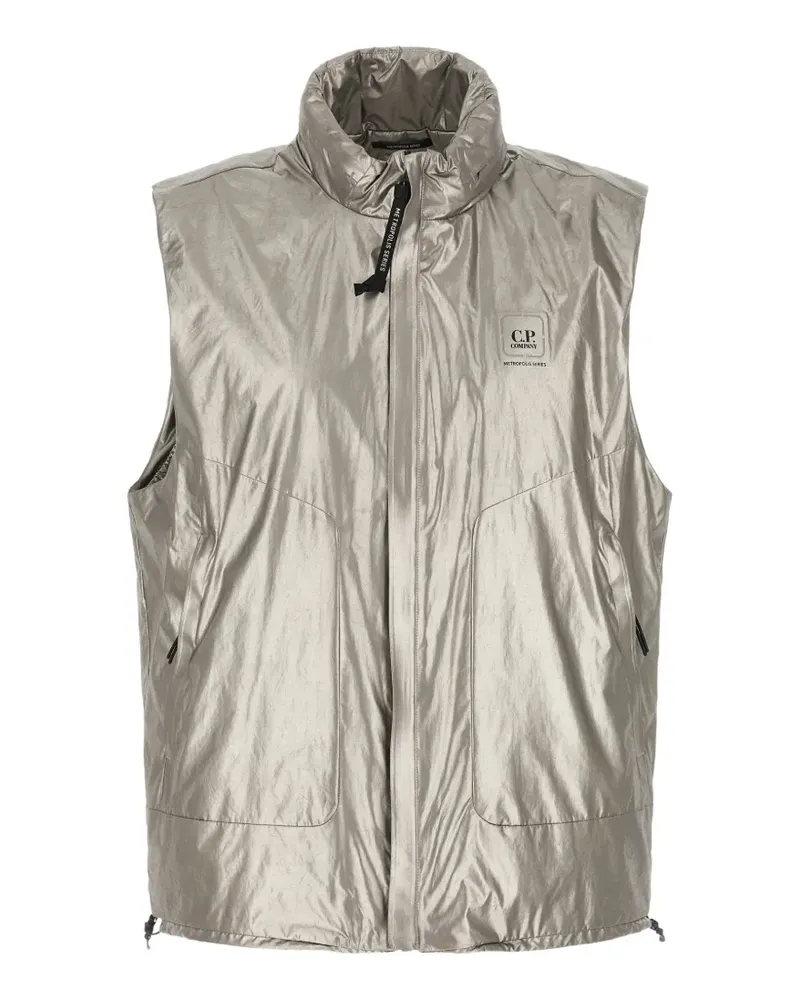 C.P. Company removable hood metropolis series vest - Grau Grau