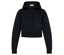 Cropped-Hoodie - Schwarz
