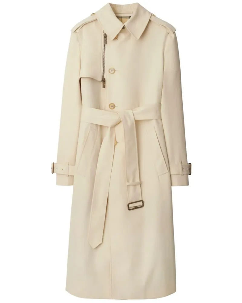 Burberry Doppelreihiger Trenchcoat - Nude Nude