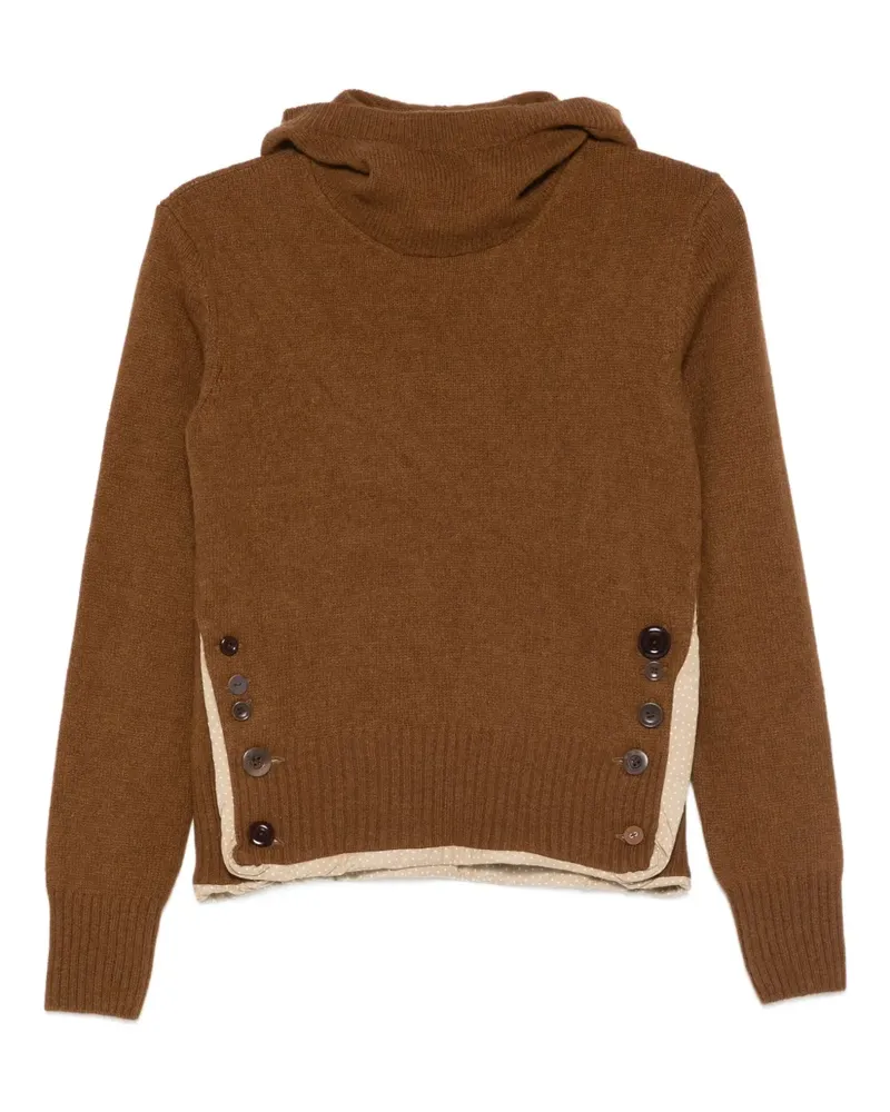 Undercover Pullover mit Kontrastdetail - Braun Braun