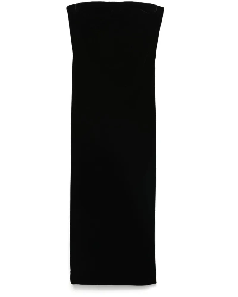 SPORTMAX Alloro Maxikleid - Schwarz Schwarz