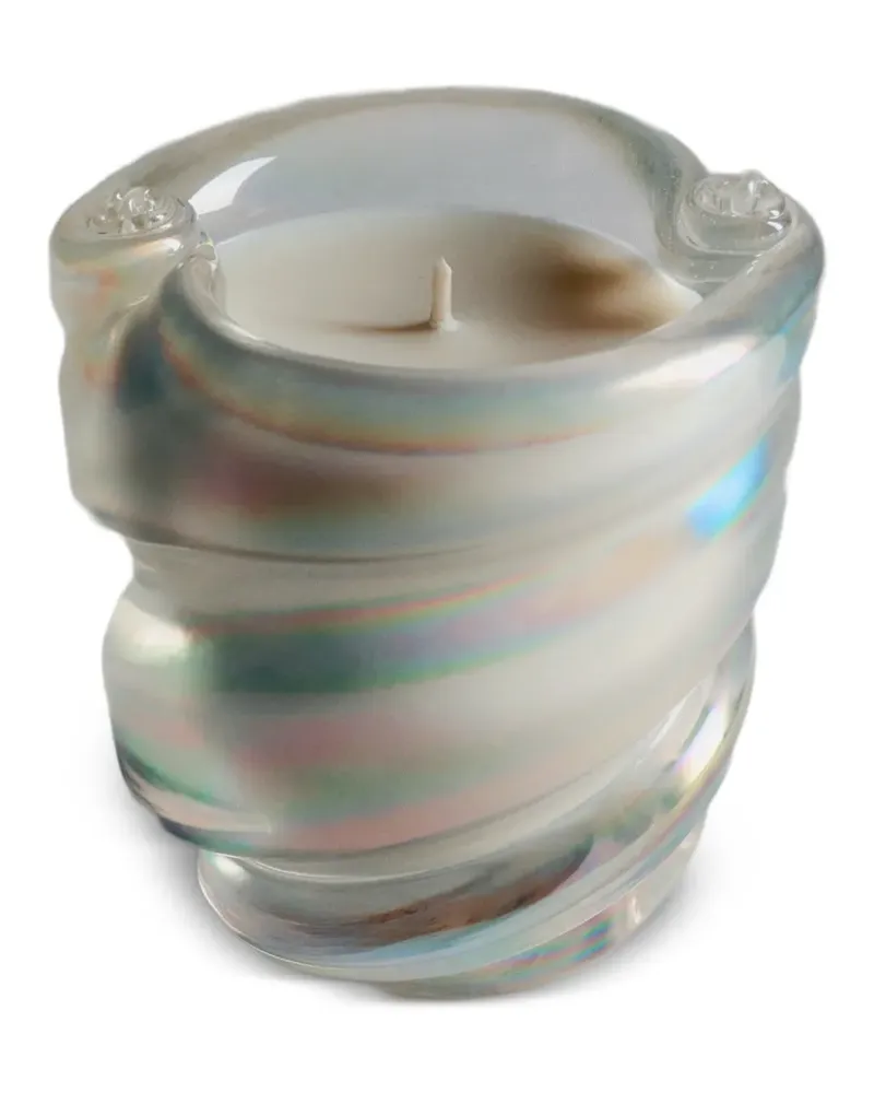 Sophie Bille Brahe Nuage Madison ribbed candle - Weiß Weiß