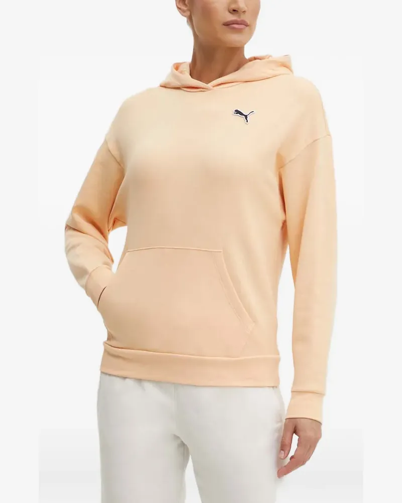 Puma logo-patch hoodie - Orange Orange