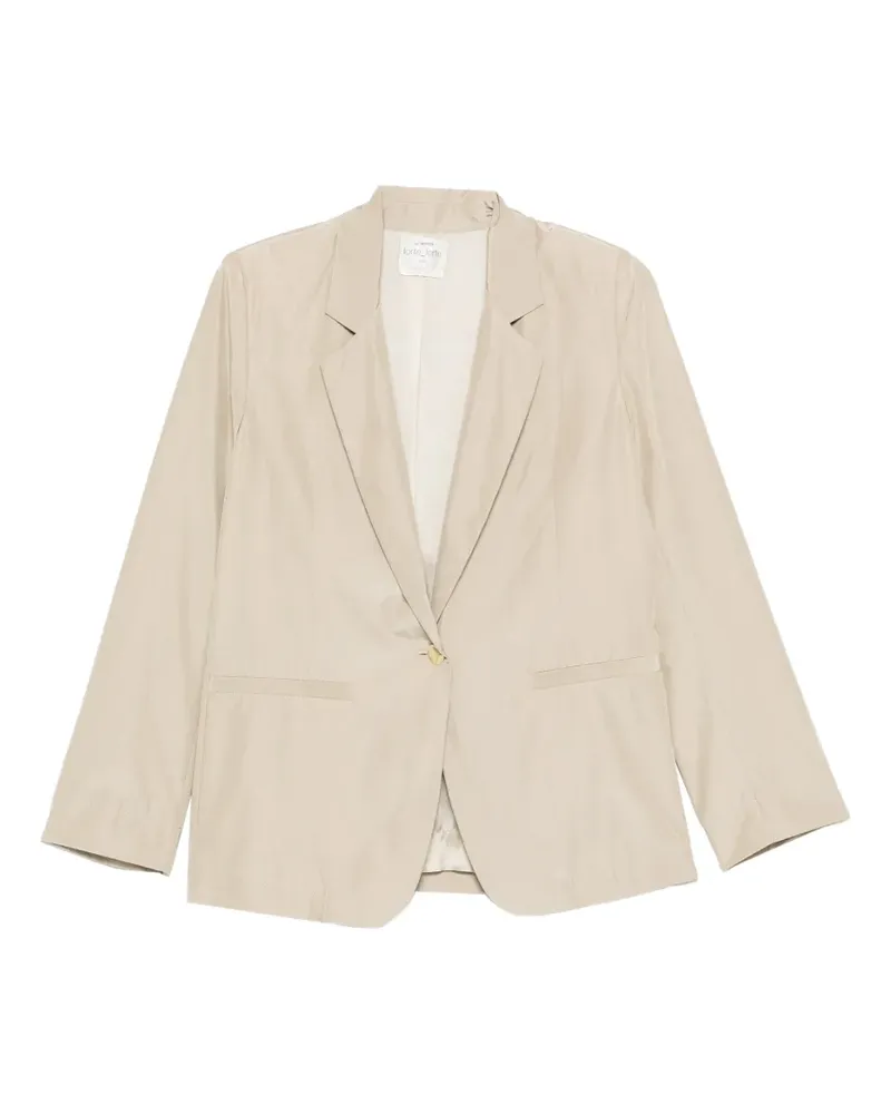 forte_forte Einreihiges Sakko - Nude Nude