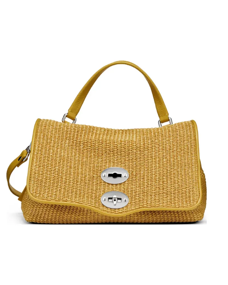 Zanellato small Postina® woven tote bag - Gelb Gelb