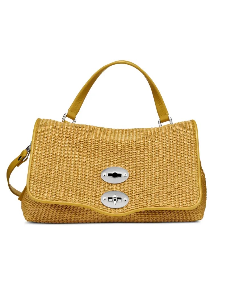 Zanellato small Postina® woven tote bag - Gelb Gelb