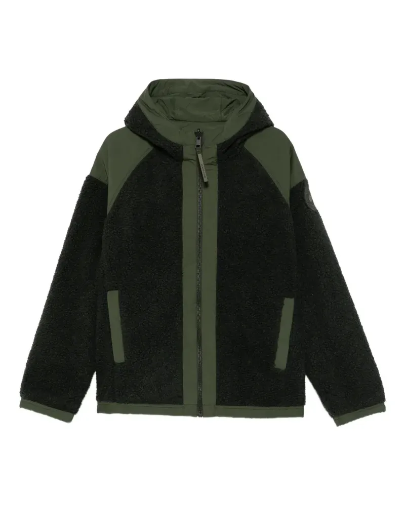 Canada Goose fleece-texture hooded jacket - Grün Grün