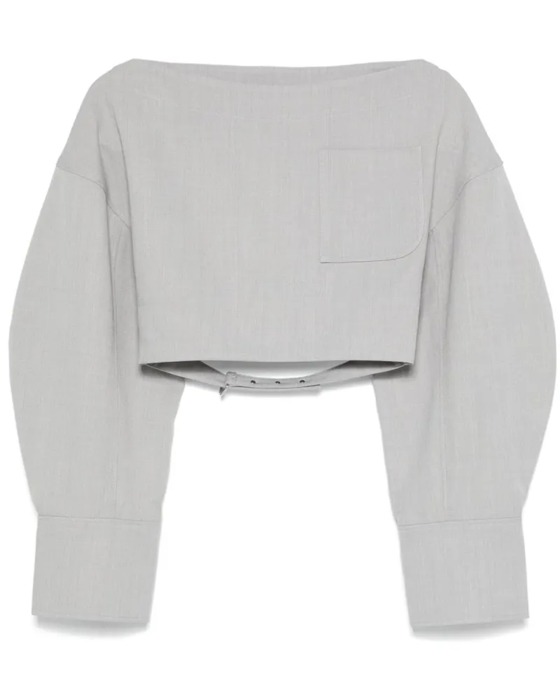 Jacquemus Le Haut Casaco Oberteil - Grau Grau