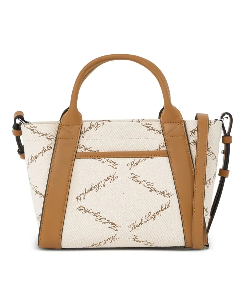 Karl Lagerfeld Kleiner K/Ville Tote Bag - Nude Nude