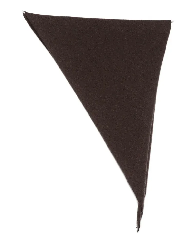 extreme cashmere Gestrickte Bandana - Braun Braun