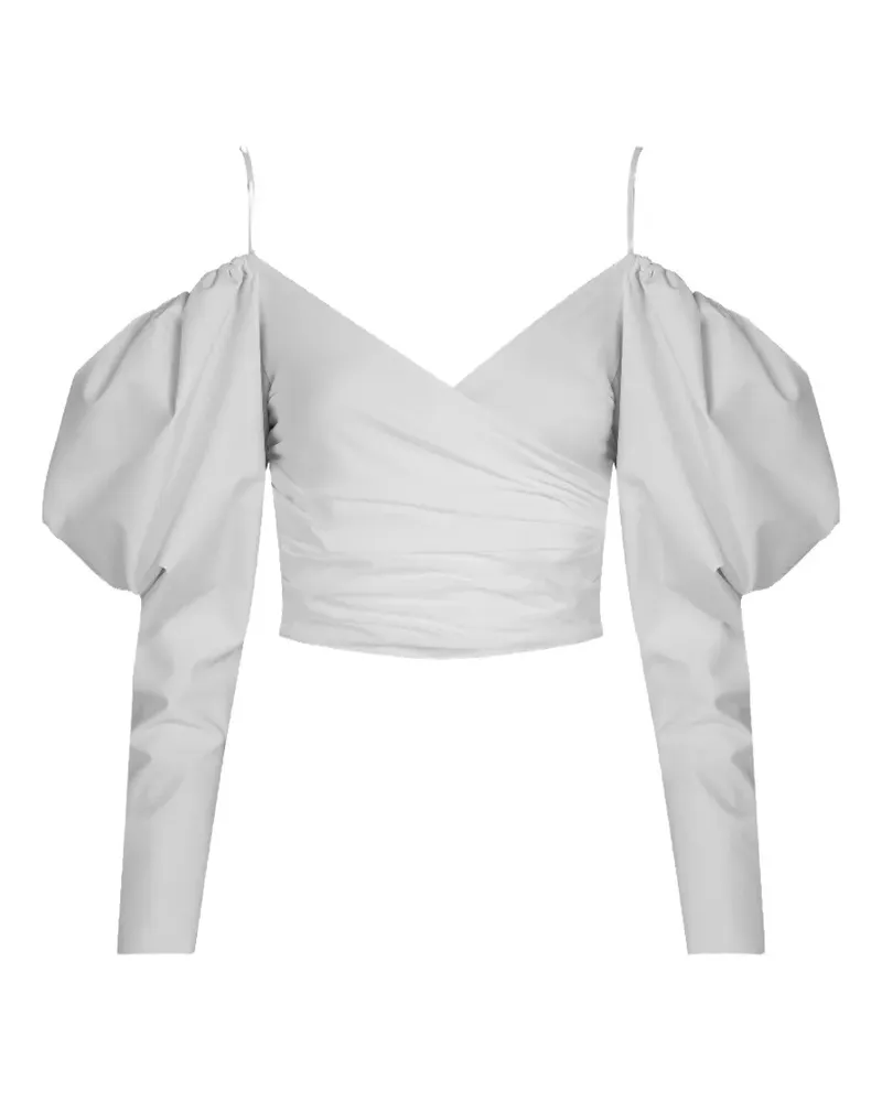 Maygel Coronel Bucanero puff-sleeve blouse - Weiß Weiß