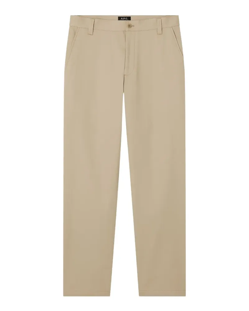 A.P.C. Hose mit geradem Schnitt - Nude Nude