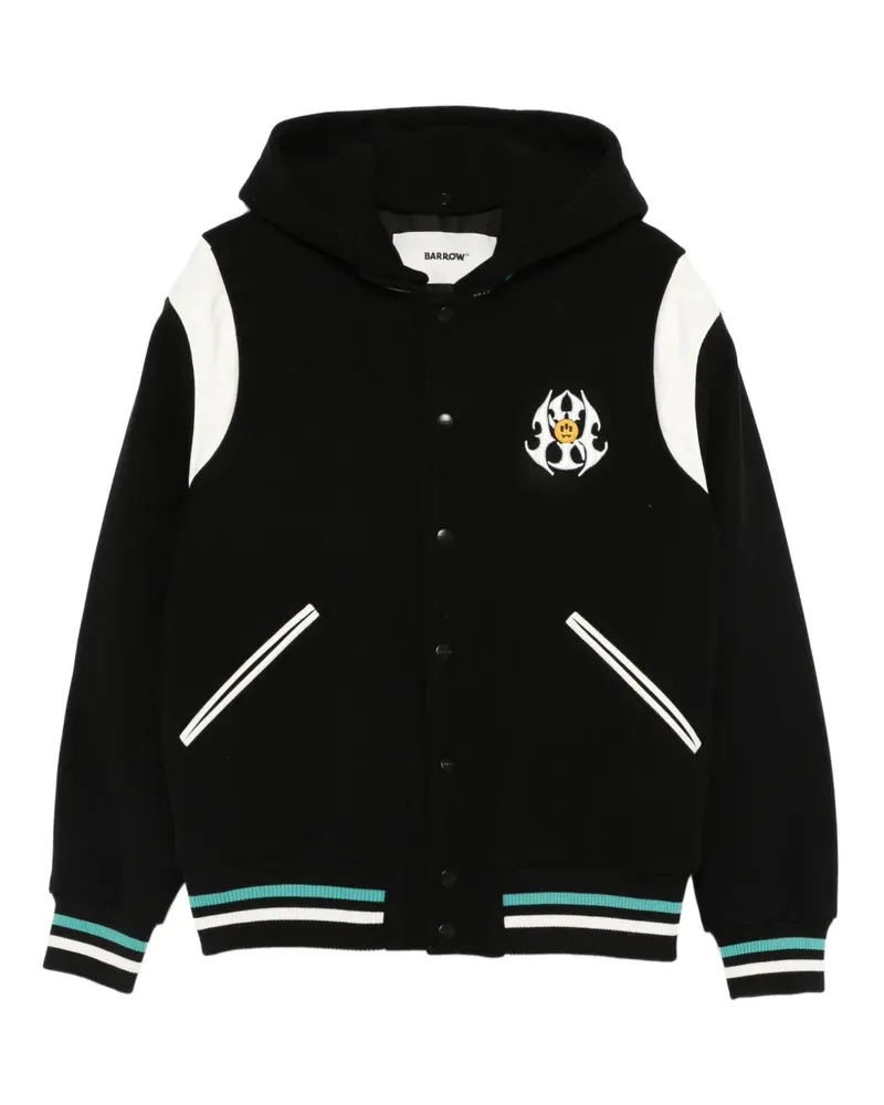 BARROW Collegejacke mit Kapuze - Schwarz Schwarz