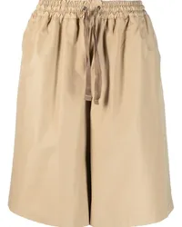 Kitsuné Weite Shorts mit Kordelzug Nude