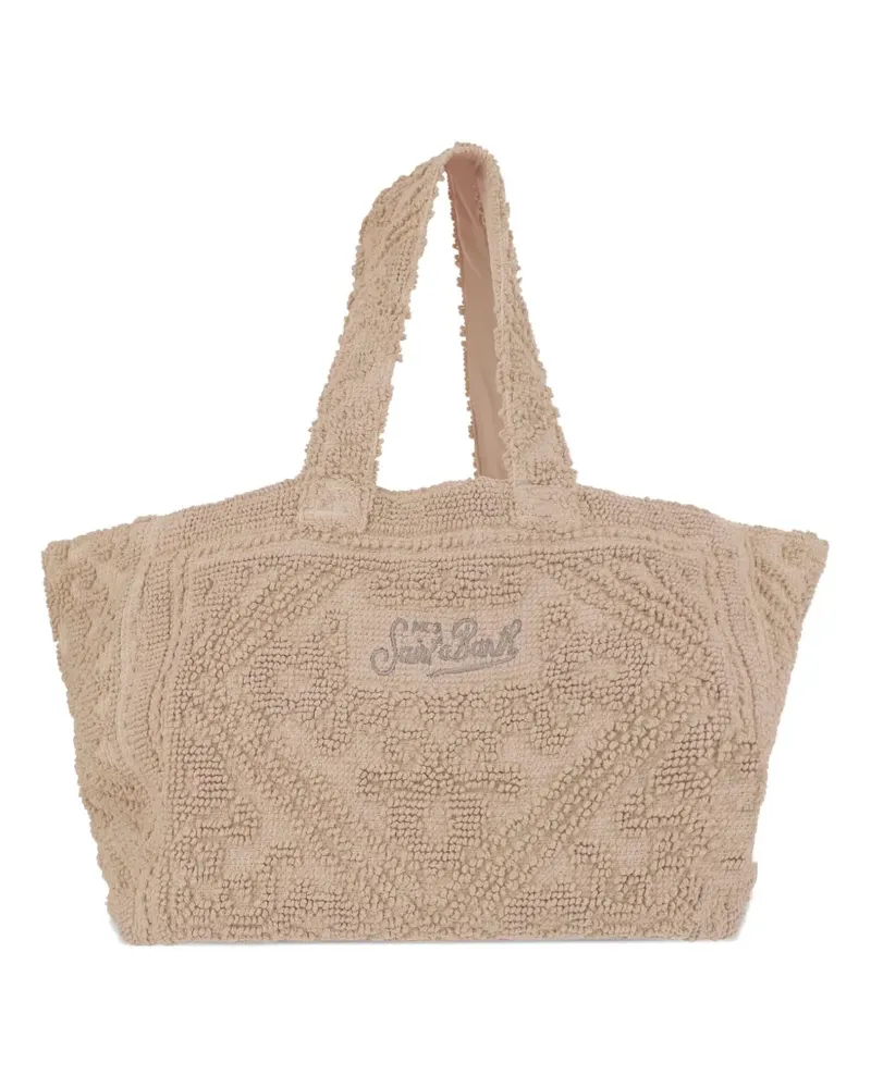 MC2 Saint Barth Tote Bag mit Prägung - Nude Nude