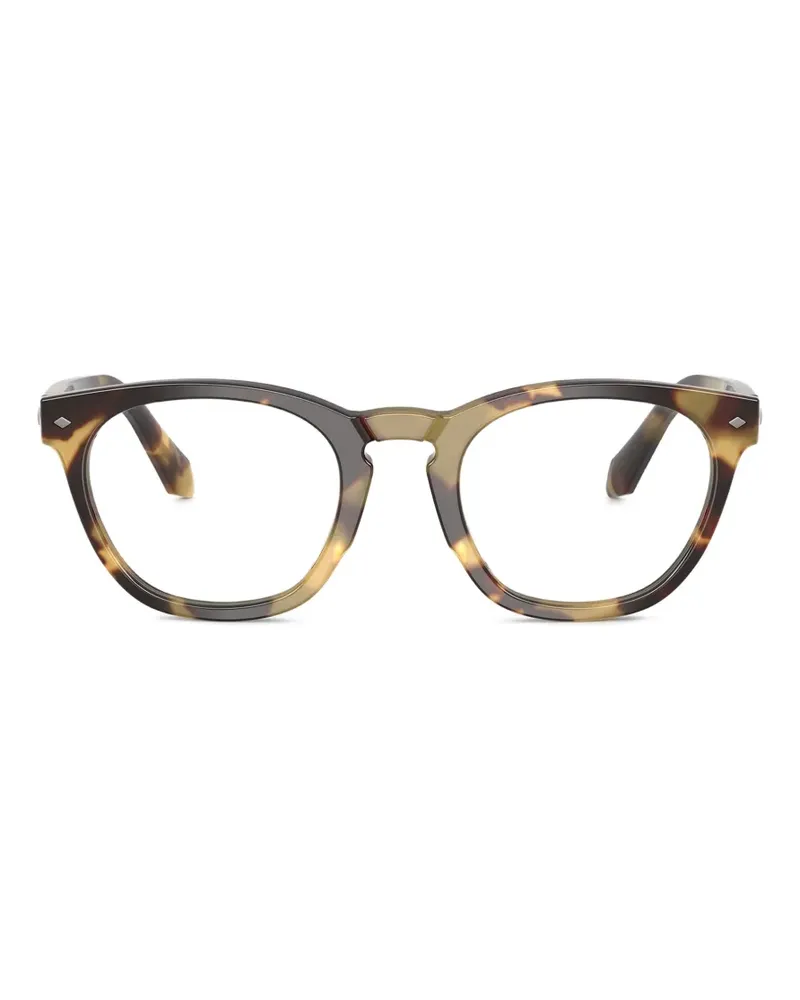 Giorgio Armani round-frame glasses - Braun Braun