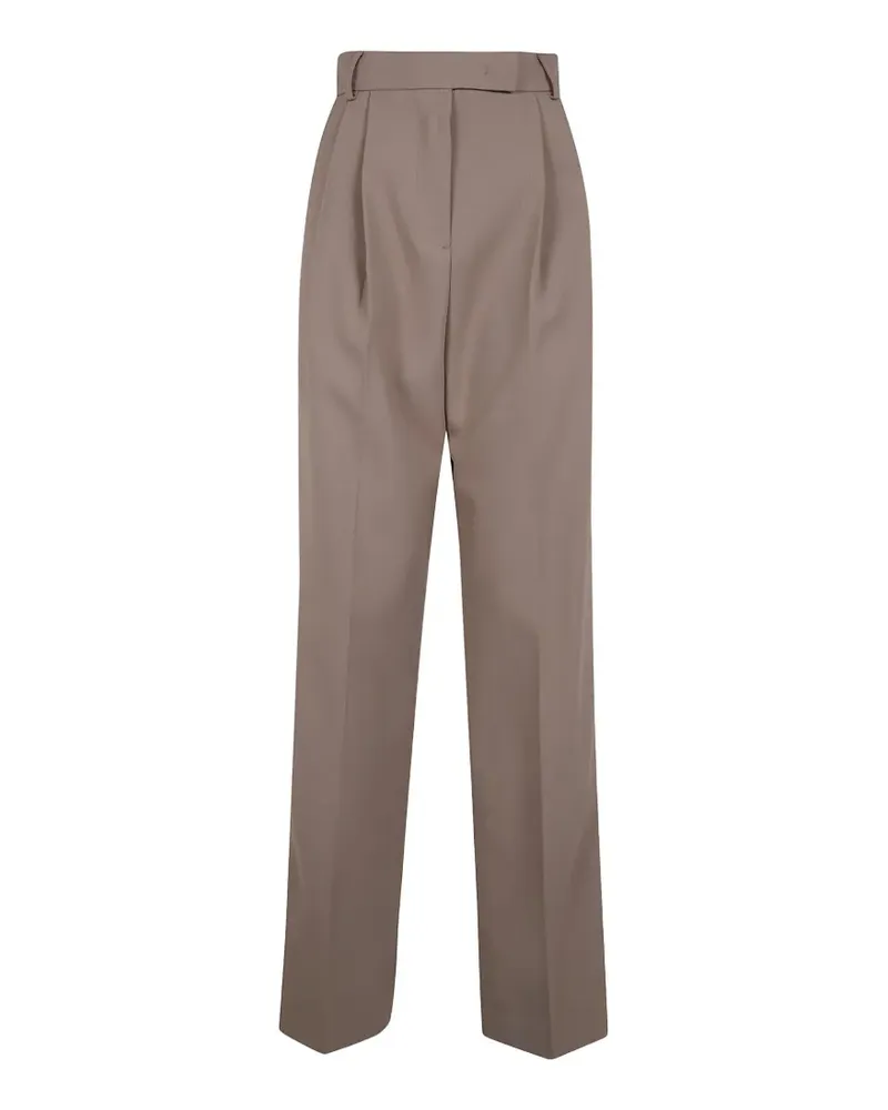 FRANKIE Shop Bea pleated tailored trousers - Nude Nude