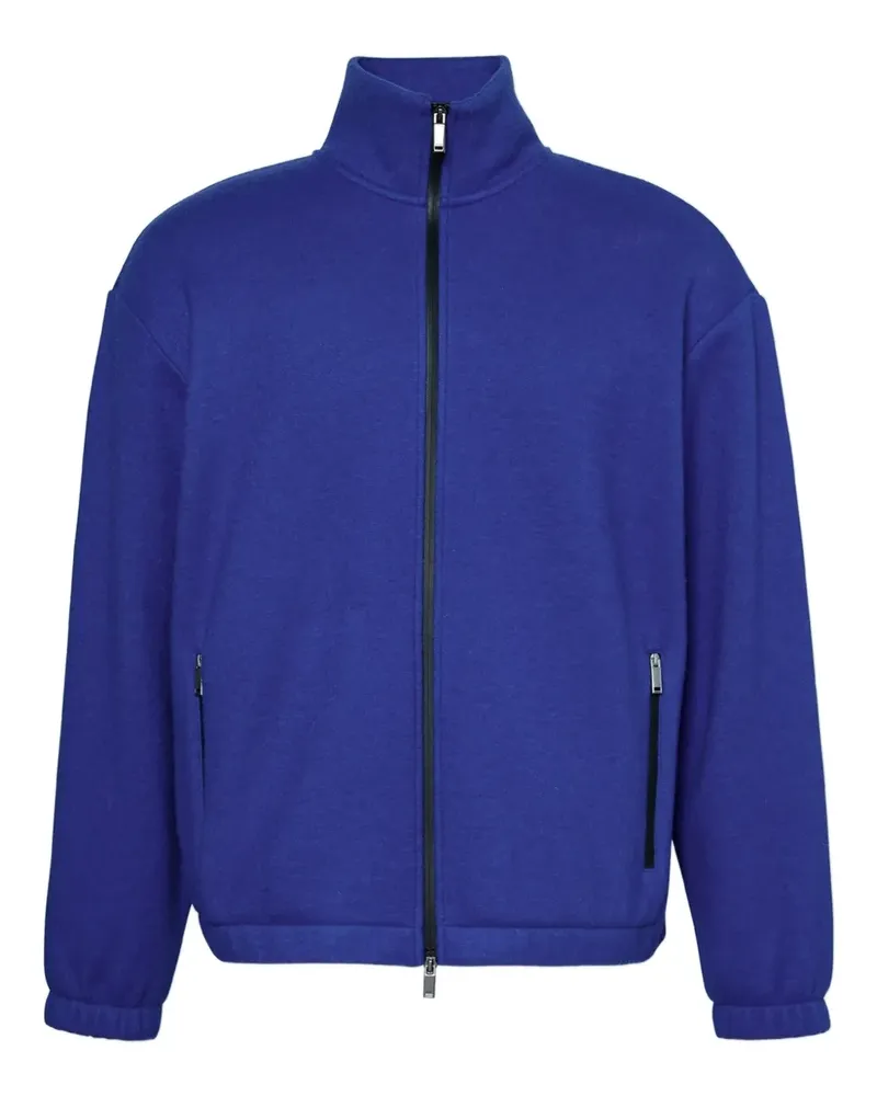 Calvin Klein Sweatshirt mit Reißverschluss - Blau Blau