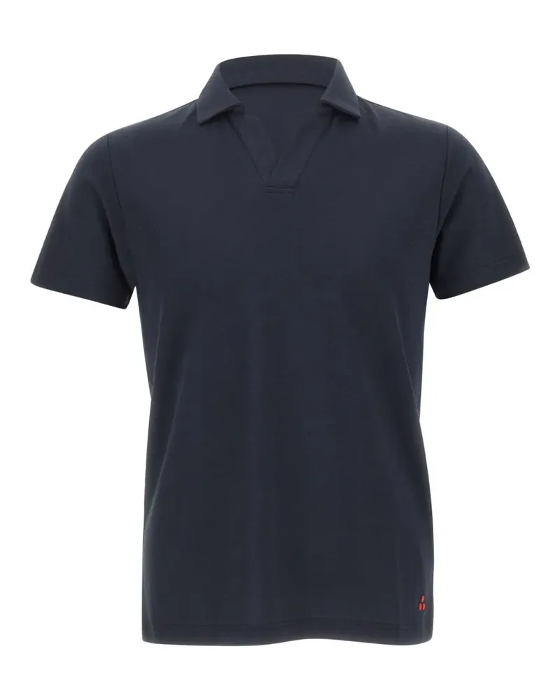 Peuterey Poloshirt mit V-Ausschnitt - Blau Blau