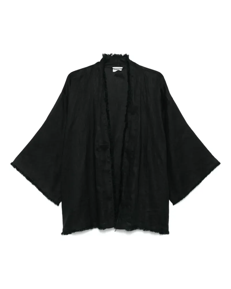 P.A.R.O.S.H. P.A.R.O H. Jacke aus Leinen - Schwarz Schwarz