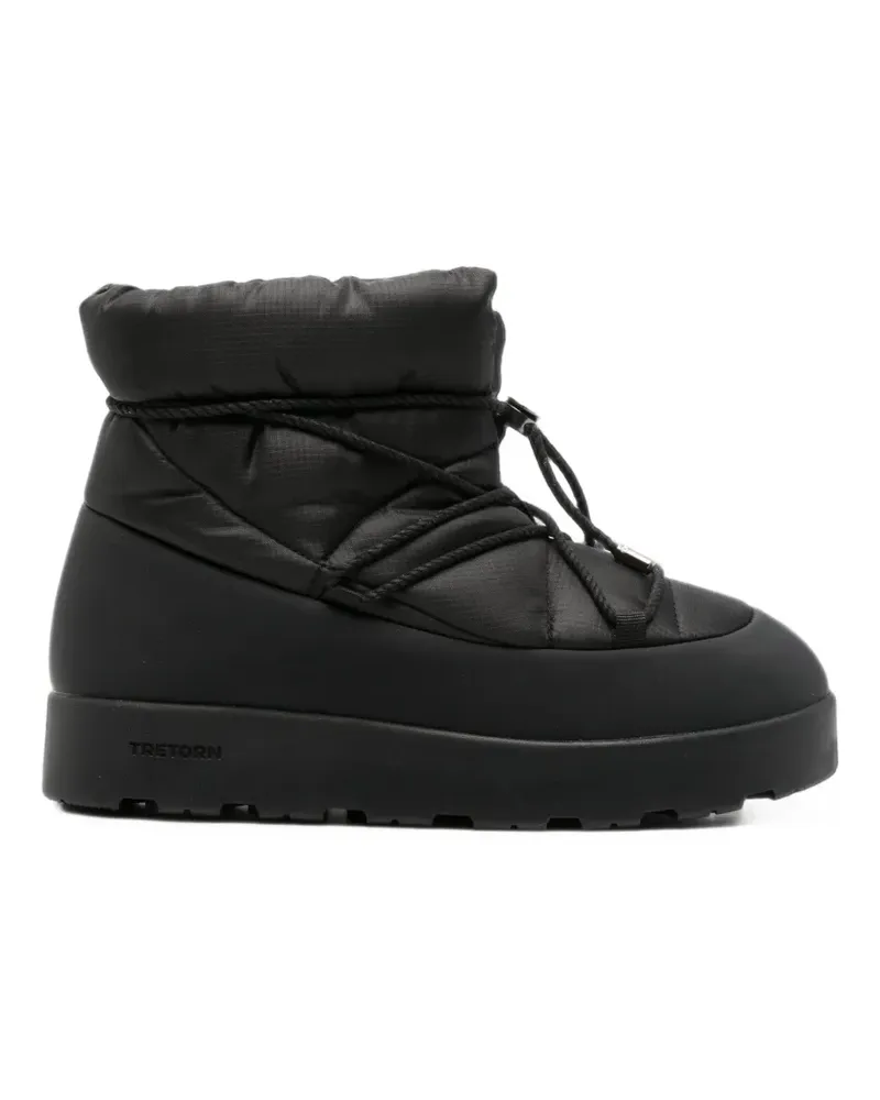 Tretorn Iluna Hybrid Stiefel mit Kordelzug - Schwarz Schwarz
