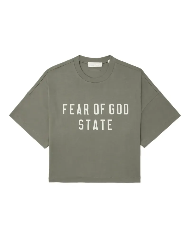 Fear of God T-Shirt mit grafischem Print - Grün Grün