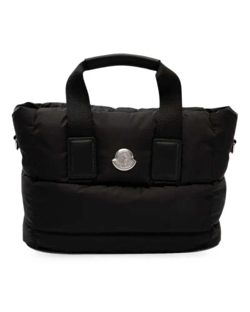Moncler SMALL Caradoc padded tote bag - Schwarz Schwarz