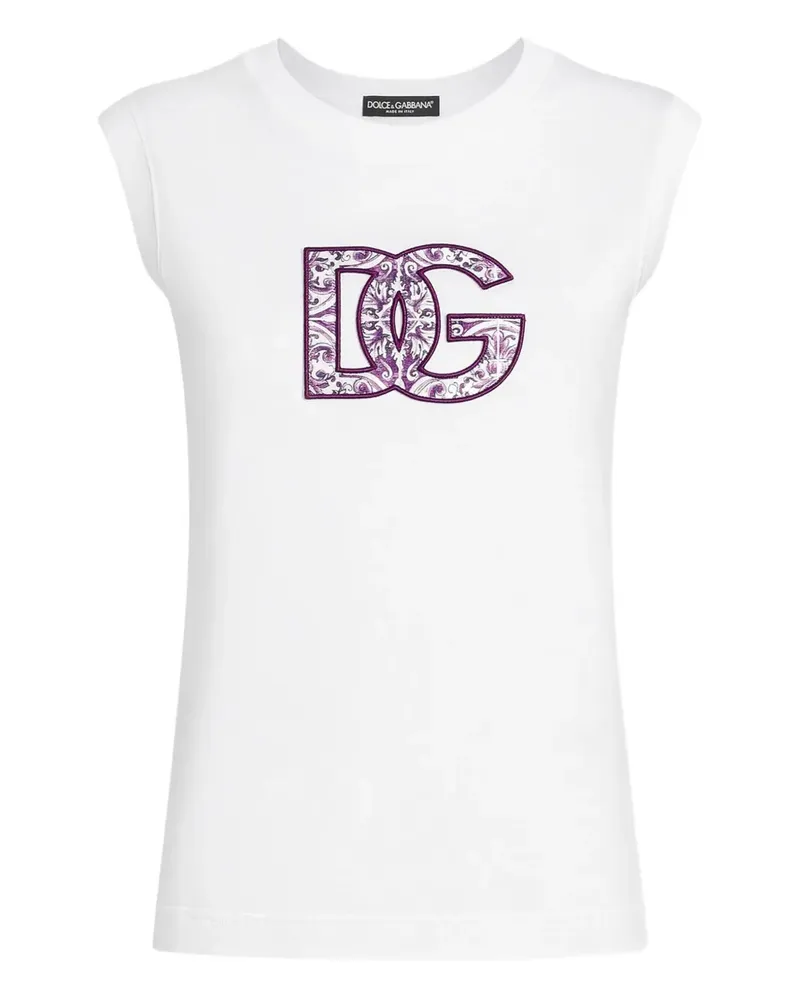 Dolce & Gabbana T-Shirt aus Baumwolle - Weiß Weiß