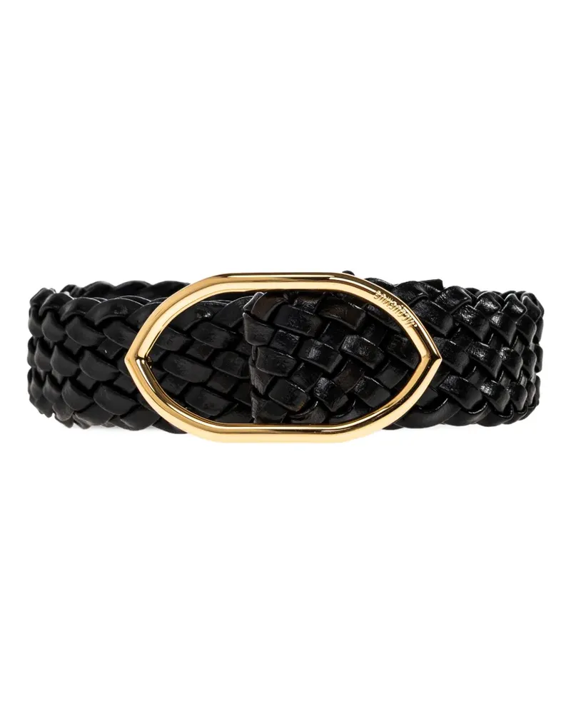 Jacquemus Calisson braided leather belt - Schwarz Schwarz