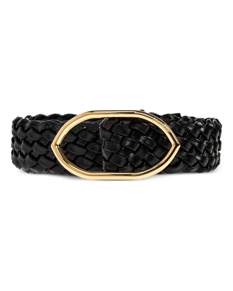 Jacquemus Calisson braided leather belt - Schwarz Schwarz