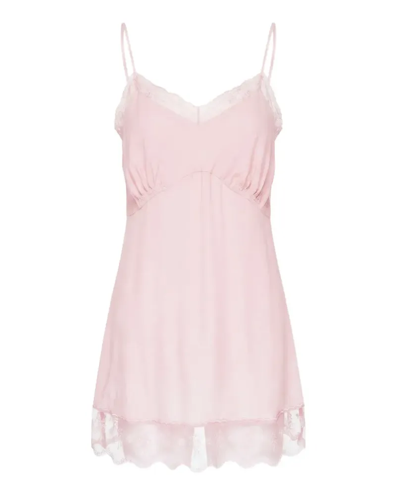 Simone Rocha Camisole-Top mit Spitzenbesatz - Rosa Rosa
