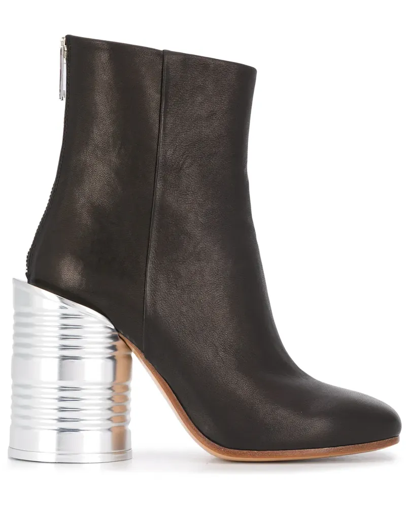 Maison Margiela Stiefeletten mit Design-Absatz - Schwarz Schwarz