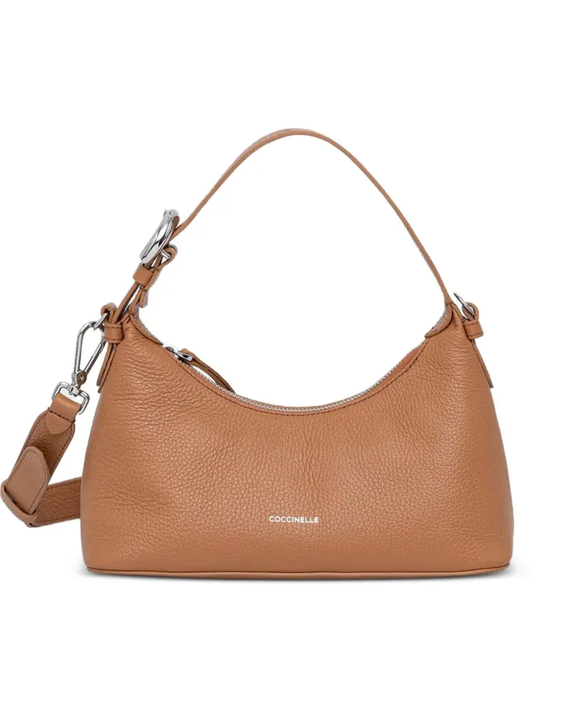Coccinelle Tote Bag mit Schnalle - Braun Braun