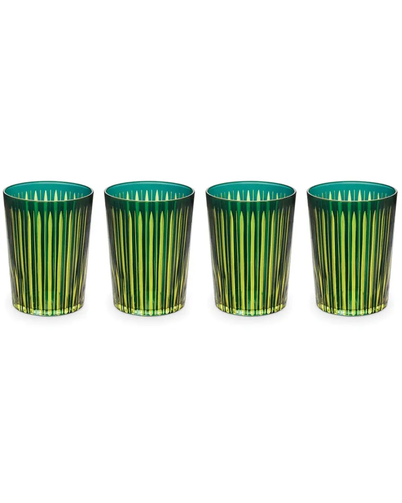 L’OBJET Prism Highball-Gläser (4er-Set) - Grün Grün
