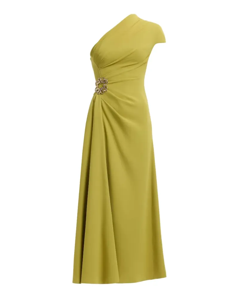 Elie Saab One-Shoulder-Midikleid - Grün Grün