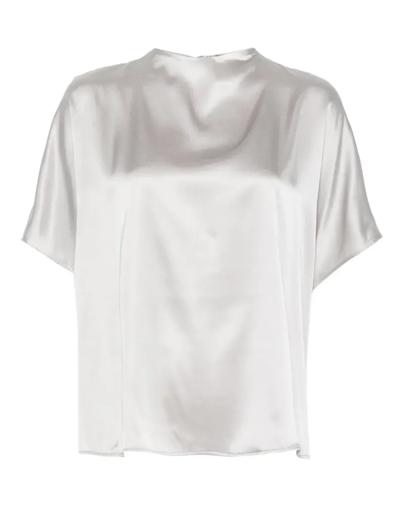 SOLOTRE Oberteil mit Satin-Finish - Grau Grau