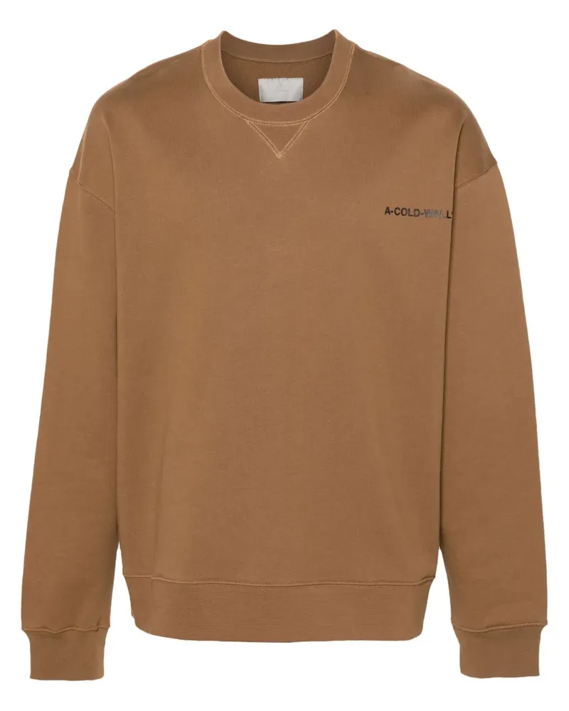 ACW* Essentials Sweatshirt mit Logo-Print - Braun Braun