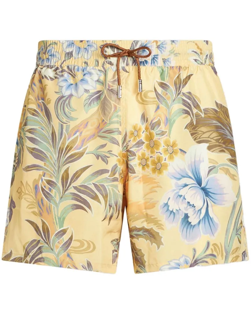 Etro Badeshorts mit Blumen-Print - Nude Nude