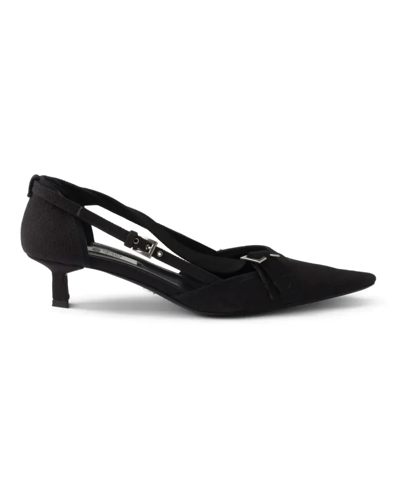 Prada canvas pumps - Schwarz Schwarz