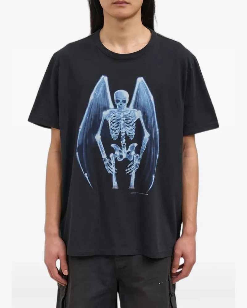 Our Legacy Fallen Angel print T-shirt - Schwarz Schwarz