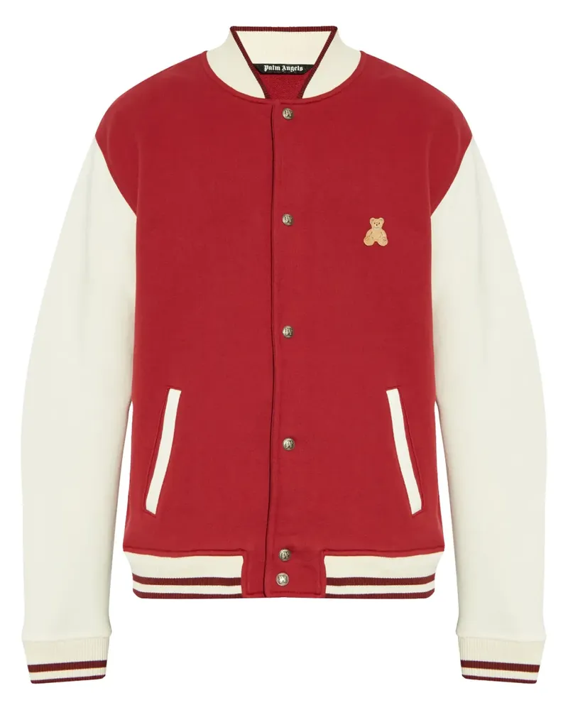 Palm Angels Bomberjacke mit Bärenmotiv - Rot Rot